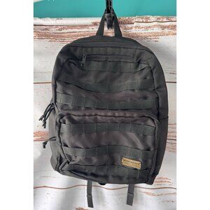 Steve Madden Desert Storm Black Canvas Backpack with Graffiti Interior